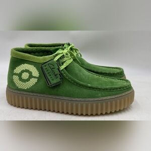 Clarks Green Suede Men's Shoes